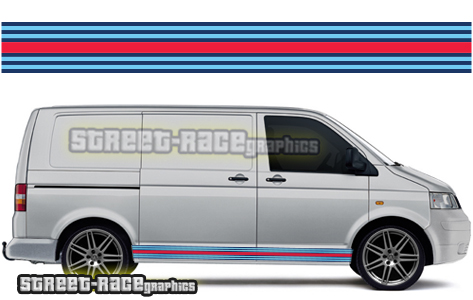 VW transporter Martini racing stripes 001