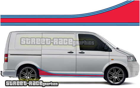VW transporter Martini racing stripes 003