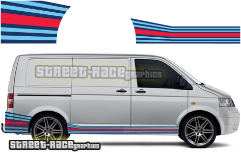 VW transporter Martini racing stripes 006