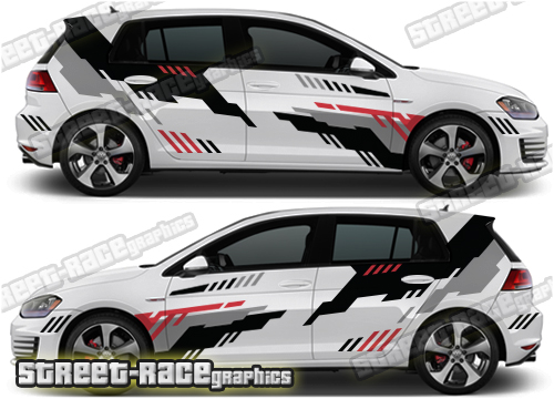 Volkswagen Golf rally 005 graphics