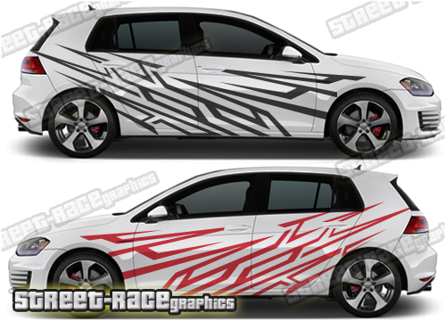 VW Golf rally / racing decals 016