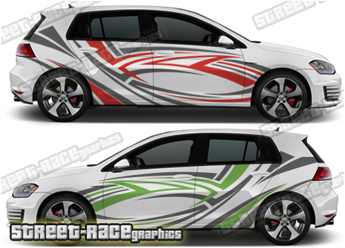 VW Golf rally / racing decals 021
