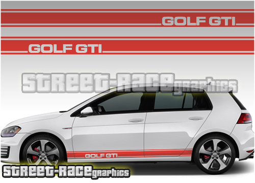 Volkswagen side racing stripes 004