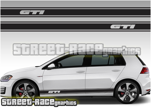 Volkswagen side racing stripes 006