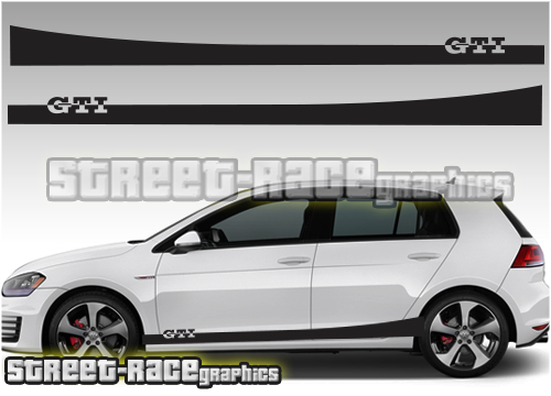Volkswagen side racing stripes 013