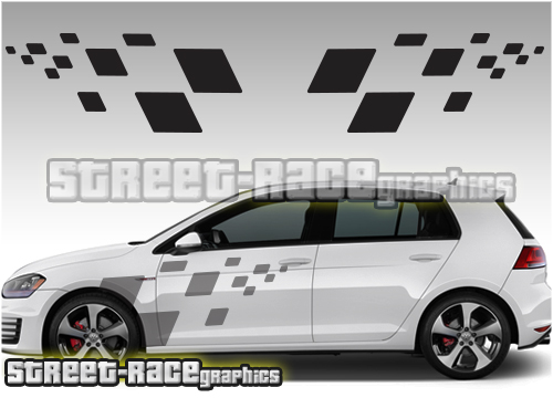 VW large side squares/flags 022