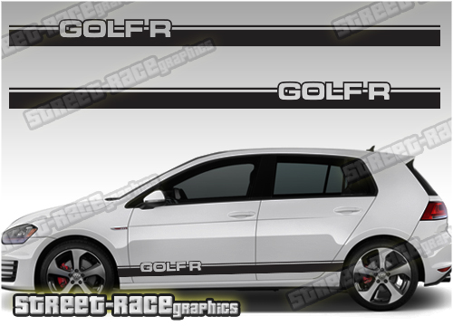 VW Golf racing stripes 053
