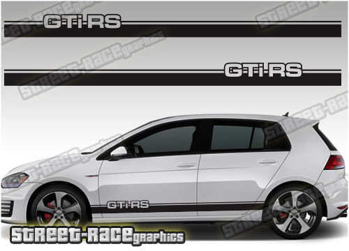 VW Golf racing stripes 054