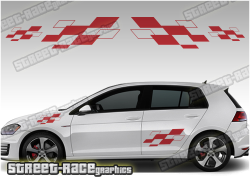 VW Golf stickers 058