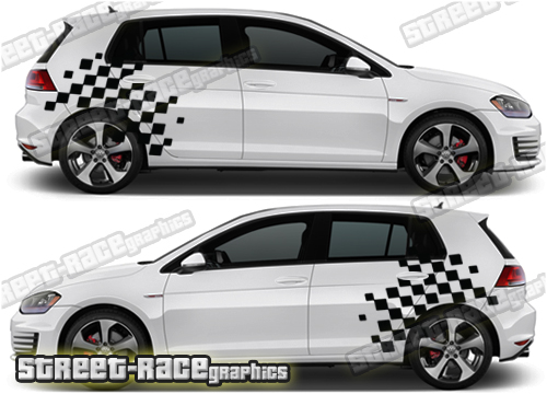 VW Golf stickers 070