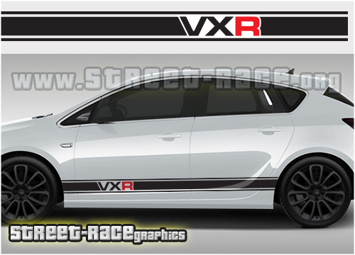 Vauxhall Opel racing stripes 002 - VXR