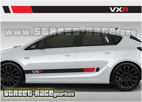 Vauxhall Opel racing stripes 003 - VXR