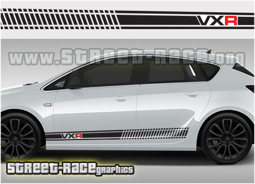 Vauxhall Opel racing stripes 005 - VXR