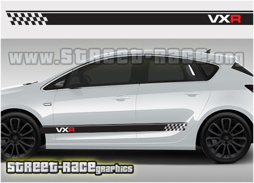 Vauxhall Opel racing stripes 006 - VXR