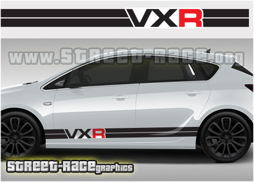 Vauxhall Opel racing stripes 008 - VXR