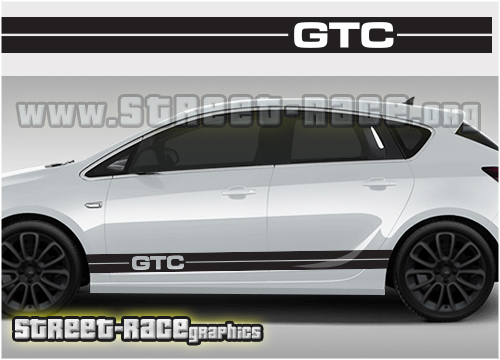 Vauxhall Opel racing stripes 009 -GTC