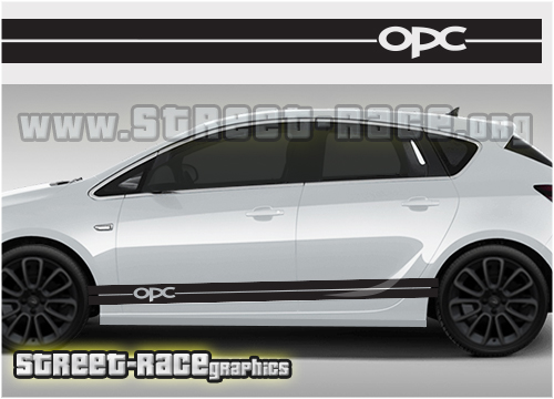 Vauxhall Opel racing stripes 010- OPC
