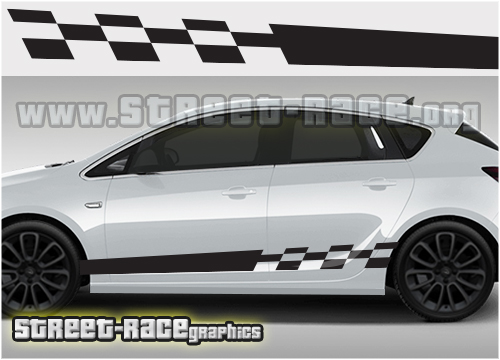 Vauxhall Opel racing stripes 016