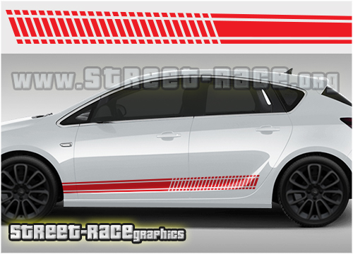Vauxhall Opel racing stripes 017
