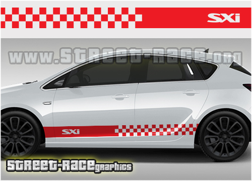 Vauxhall Opel racing stripes 021 - SXi