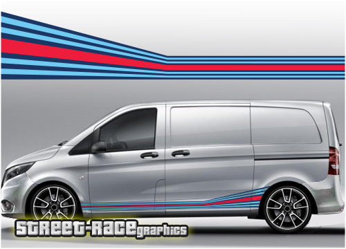 Mercedes Vito Martini racing stripes 004