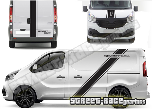 Fiat Talento van FULL racing stripes 003