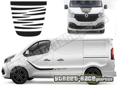 Fiat Talento van FULL racing stripes 014