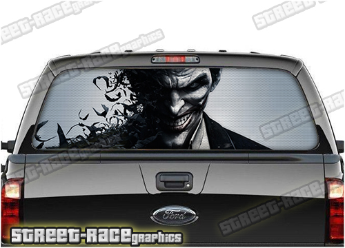 110 - Rear window perforated graphic - Joker