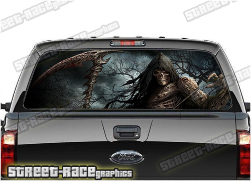 218 - Rear window perforated graphic - Reaper