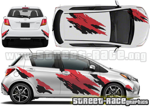 Toyota Yaris rally graphics 002
