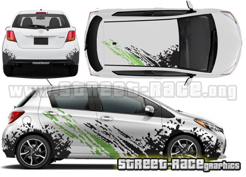Toyota Yaris rally graphics 003