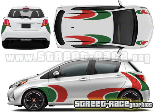 Toyota Yaris rally graphics 005