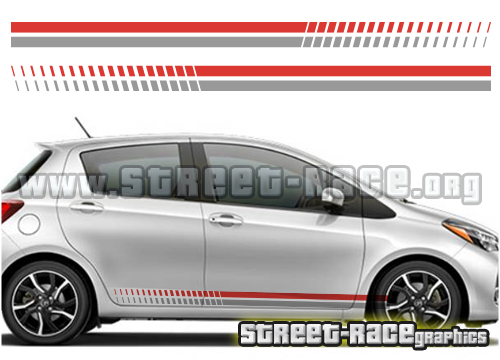 Toyota Yaris racing stripes 003