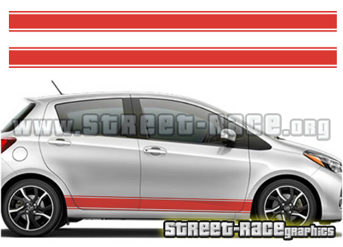 Toyota Yaris racing stripes 004