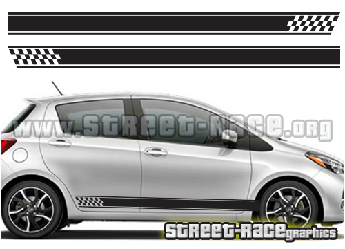 Toyota Yaris racing stripes 011