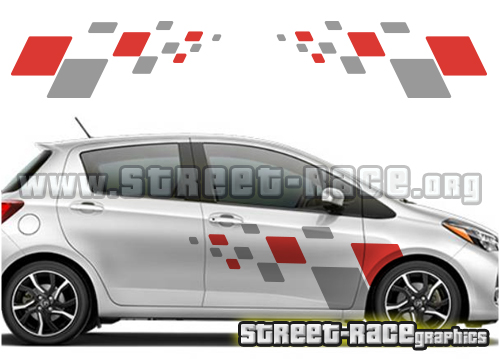 Toyota Yaris large side flags 015