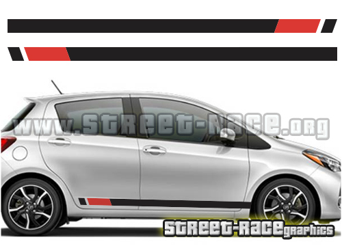 Toyota Yaris racing stripes 017