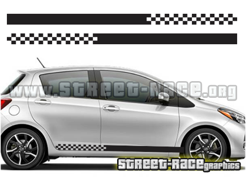 Toyota Yaris racing stripes 021