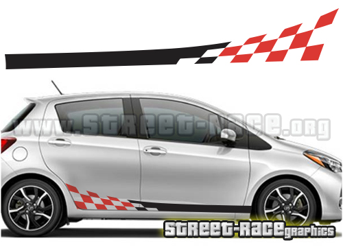 Toyota Yaris racing stripes 022