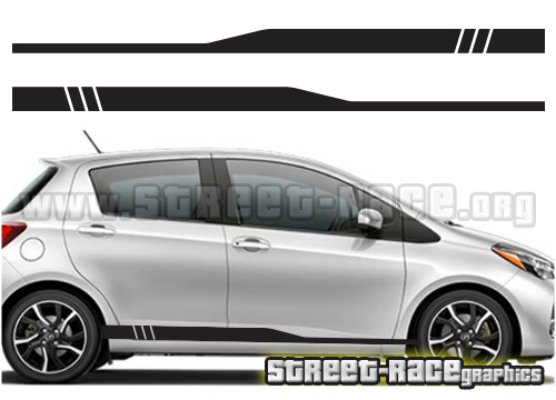 Toyota Yaris racing stripes 024