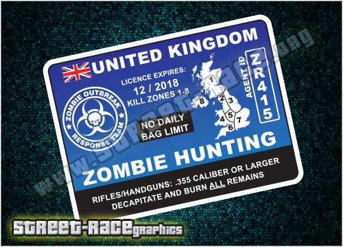 ZMB05 - Zombie Hunting Permit