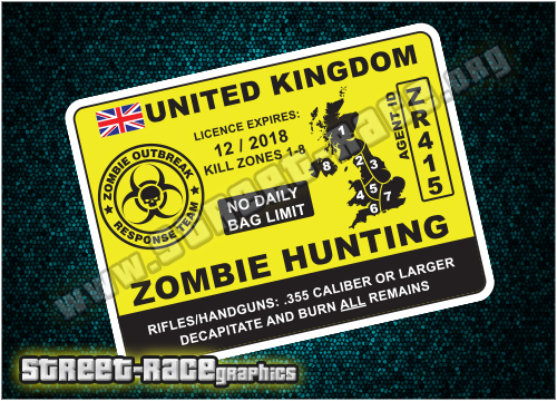 ZMB06 - Zombie Hunting Permit