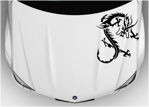Bonnet dragon sticker 002