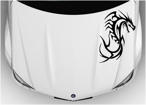 Bonnet dragon sticker 003