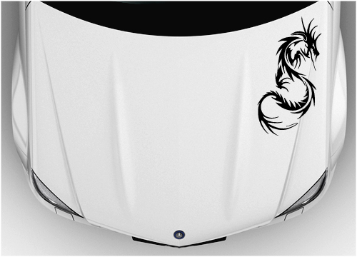 Bonnet dragon sticker 004