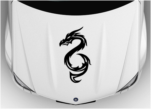 Bonnet dragon sticker 006