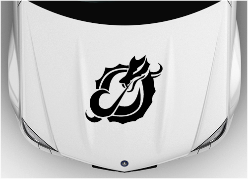 Bonnet dragon sticker 011