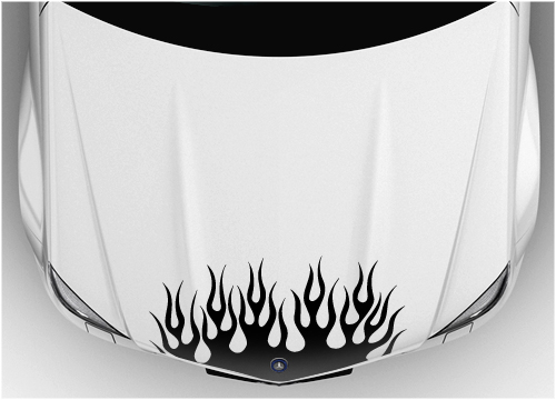 Bonnet flame stickers 002