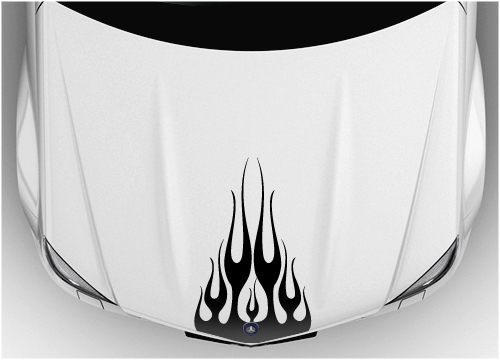 Bonnet flame stickers 003