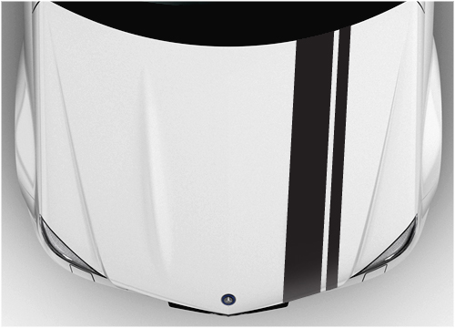 Bonnet Racing stripes 1